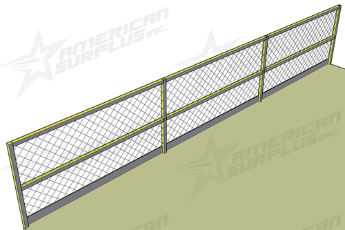 Wire Mesh Mezzanine Rail